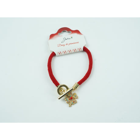 Martisor Bratara Aurie Jolie V12 Trifoi - vivimall.ro