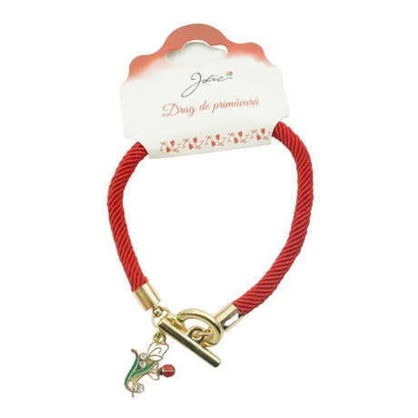 Martisor Bratara Aurie Jolie V5 Ghiocel - vivimall.ro
