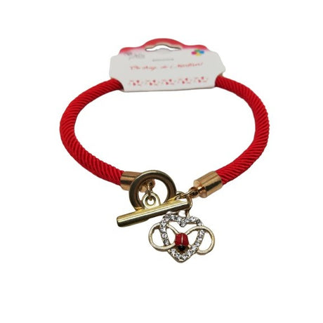 Martisor Bratara Aurie Jolie V7 Inimioara - vivimall.ro