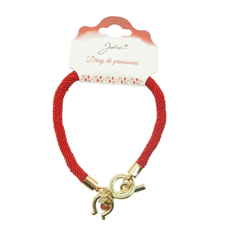 Martisor Bratara Aurie Jolie V8 Potcoava - vivimall.ro