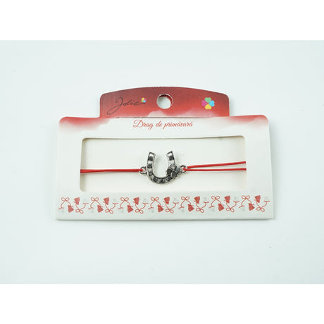 Bratara Jolie cu 2 Noduri Elastica Potcoava cu trifoi - vivimall.ro