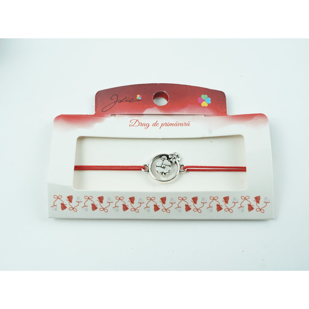 Jolie 2 csomós rugalmas szív alakú fa karkötő | JolieJewels