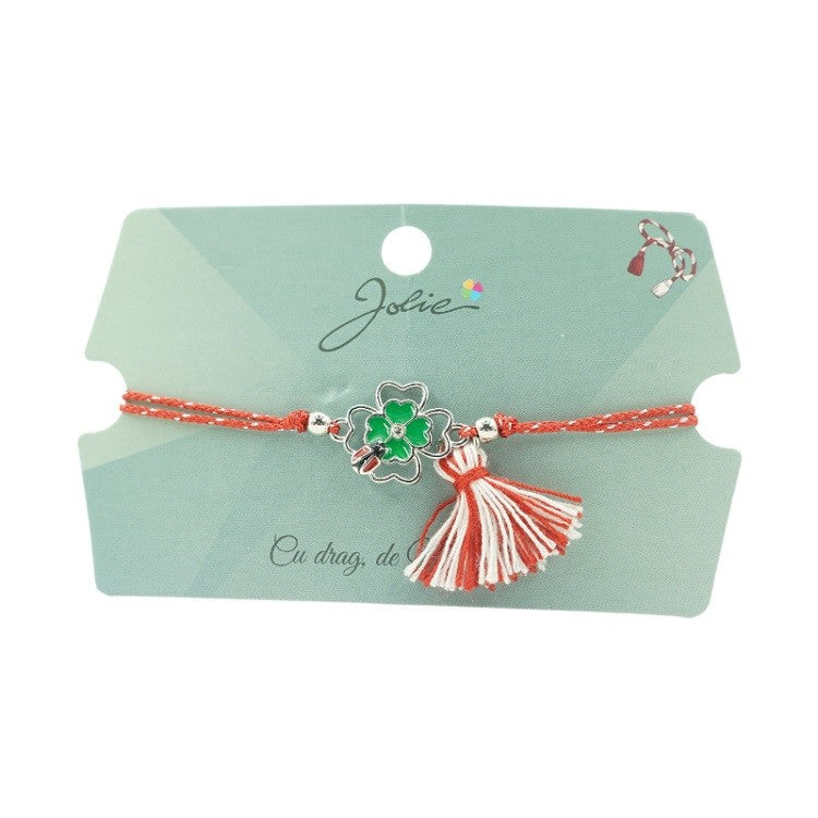 Bratara cu Ciucure Trifoi Dublu - vivimall.ro