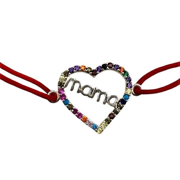 Brățară Șnur Argint Mama | Jolie Silver
