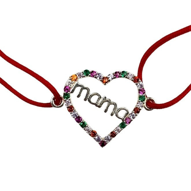 Brățară Șnur Argint Mama | Jolie Silver