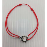 Bratara cu Nod Dublu Argint 925, Potcoava cu Sidef - vivimall.ro