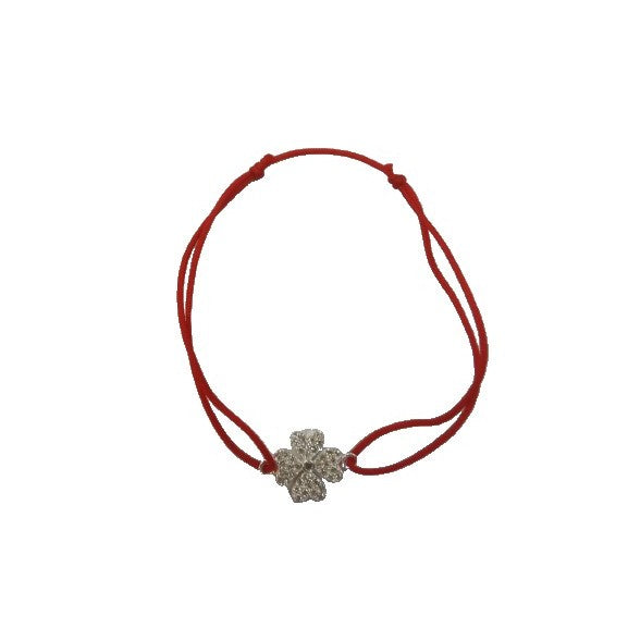 Brățară Nod Dublu Trifoi | Jolie Silver