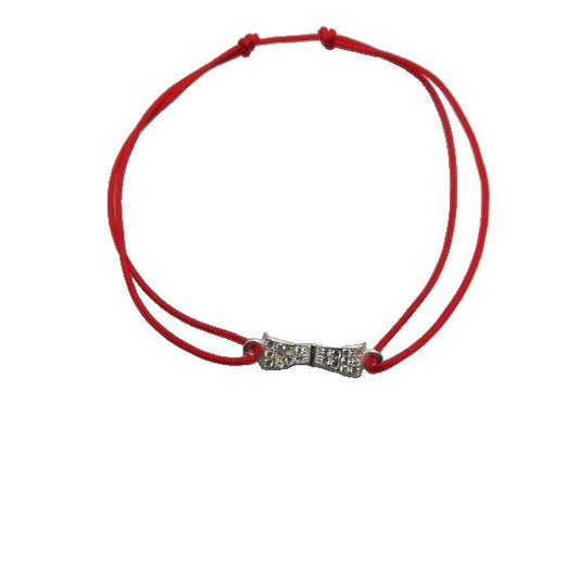 Bratara Snur Reglabil, Argint 925, Fundita Cu Pietre, Jolie Silver, 0.6 g, 2 cm x 0.5 cm - vivimall.ro