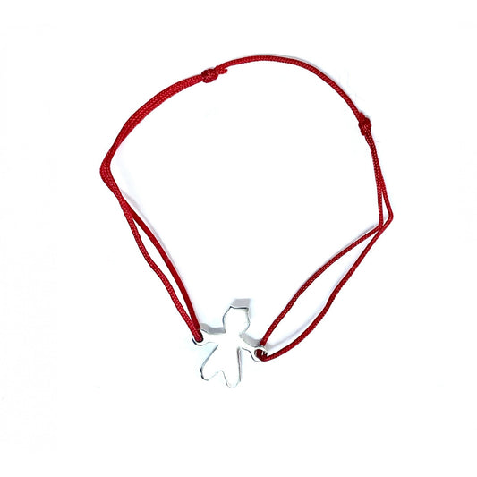 Bratara Snur Reglabil, Argint 925, Baiat, Jolie Silver, 0.8 g, 1.5 cm x 1.5 cm - vivimall.ro