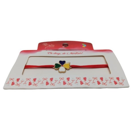 Bratara cu Nod Dublu Elastica V7 Trifoi - vivimall.ro