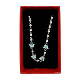 Detaliu brățară argint 925 Jolie model fluture, email turcoaz, latime 3 mm, lungime 22 cm