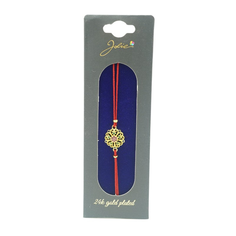 Bratara Placata cu Aur 24k Jolie Roza - vivimall.ro