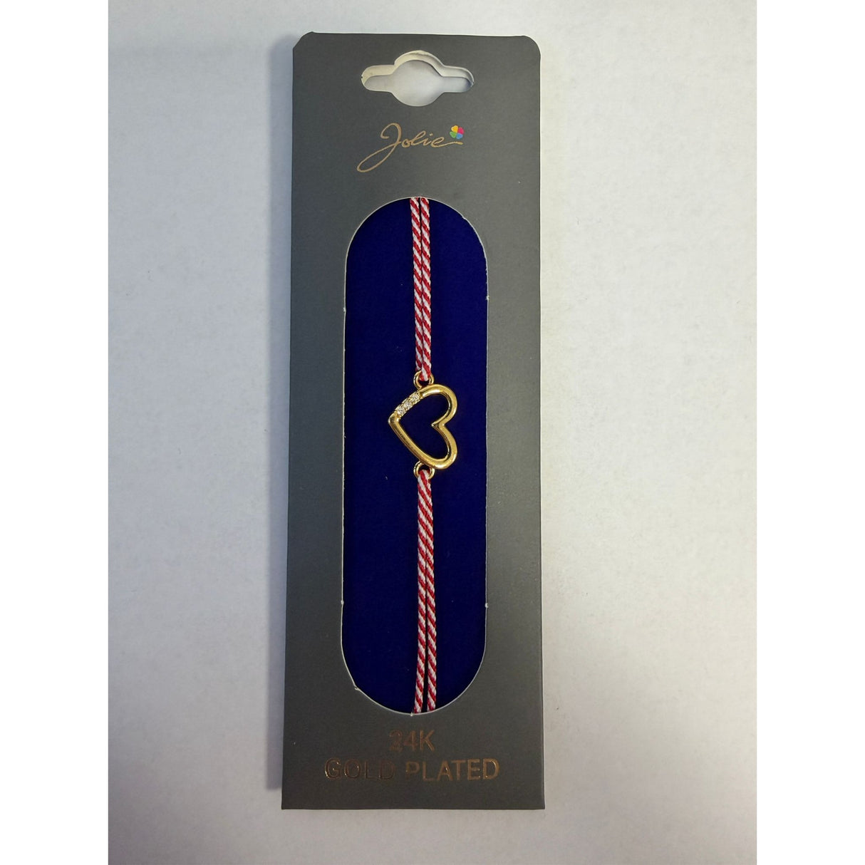 Bratara Placata cu Aur 24k, Snur Rosu, Model 12 - vivimall.ro