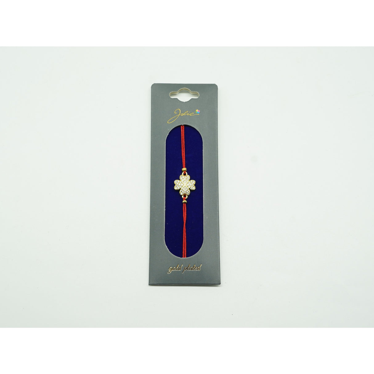 Bratara Placata cu Aur 24K Trifoi Pietre - vivimall.ro