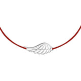 Bratara Snur Reglabil, Argint 925, Aripa, Jolie Silver, 0.7 g, 2 cm x 0.7 cm - vivimall.ro