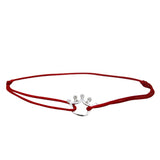 Bratara Snur Reglabil, Argint 925, Coronita, Jolie Silver, 0.7 g, 1.5 cm x 1 cm - vivimall.ro