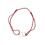 Bratara Snur Reglabil, Argint 925, Fluturas Contur, Jolie Silver, 0.6 g, 1.8 cm x 1 cm - vivimall.ro