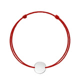 Bratara Snur Reglabil, Argint 925, Banut SuperMom, Jolie Silver, 0.8 g, 1.5 cm x 1.3 cm - vivimall.ro