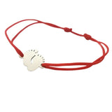 Bratara Snur Reglabil, Argint 925, Talpi, Jolie Silver, 0.6 g, 1.5 cm x 1 cm - vivimall.ro