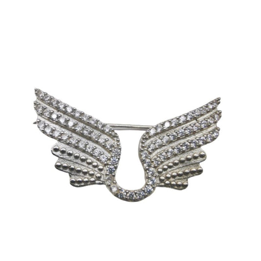 Brosa Argint 925 Aripi cu Zirconii - vivimall.ro