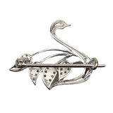 925 ezüst hattyú bross