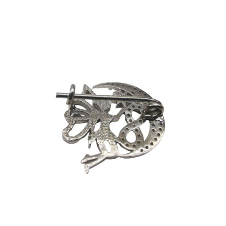 Brosa Argint 925 Zana pe Semiluna - vivimall.ro