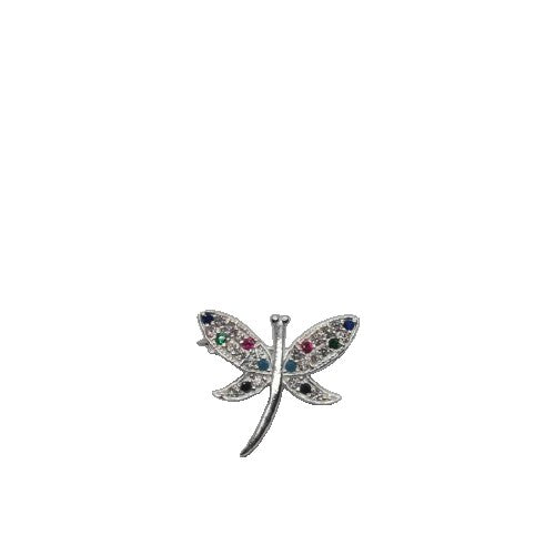 Brosa din Argint 925 Libelula cu Zirconii - vivimall.ro