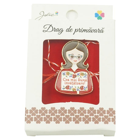 Brosa Mica in Cutie Jolie model Cea Mai Buna Invatatoare - vivimall.ro