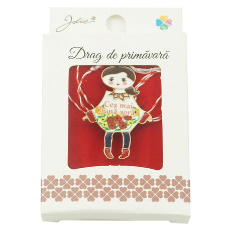 Brosa Mica in Cutie Jolie model Cea Mai Buna Sora - vivimall.ro