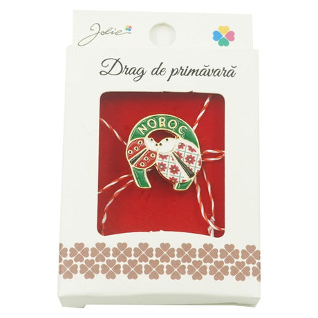 Brosa Mica in Cutie Jolie model Doua Buburuze in Potcoava (Noroc) - vivimall.ro