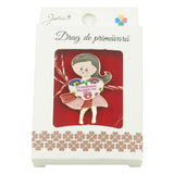 Brosa Mica in Cutie Jolie model Primavara Incepe cu Tine - vivimall.ro