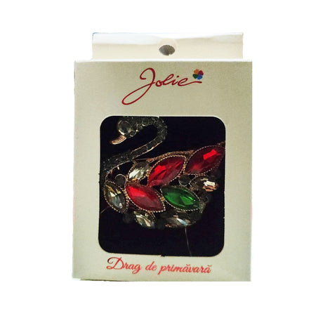 Brosa Multicolora Jolie model Lebada - vivimall.ro