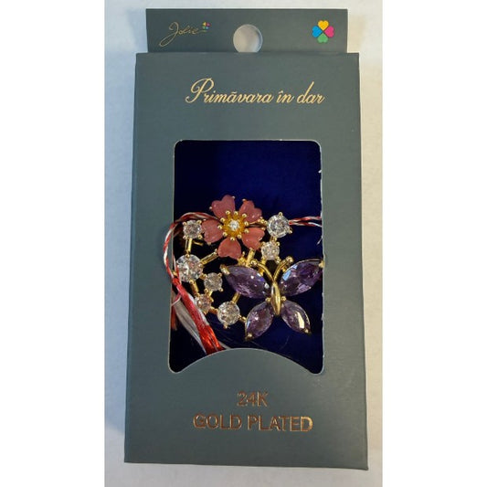 Brosa Placata 24K, model 5 - vivimall.ro
