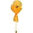 Buchet Decorativ, Vivimall, Trandafir in Balon cu Lumini Led, Diametru 35 cm, 2 x Baterii AA (neincluse), Sampanie - vivimall.ro