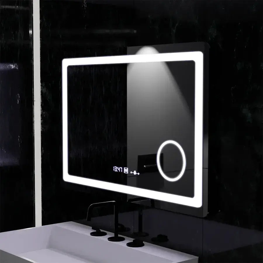 Oglinda Led Rectangulara, Souverain Motionglow Marcello, Sistem Dezaburire, Ceas & Termometru, Lupa Cosmetica - vivimall.ro
