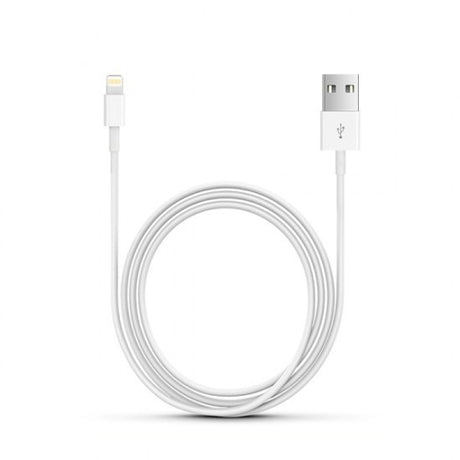 Cablu Date Flippy, compatibil cu iPhone, 2A, 1 m, WUW-X83, Blister, Alb - vivimall.ro