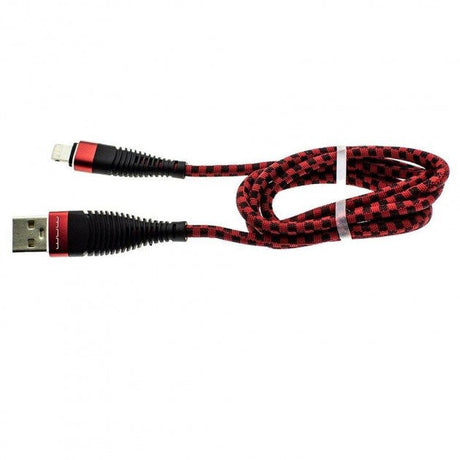 Cablu Date/Incarcare 3A Type C USB 1 m X119 Blister, Rosu/Negru - vivimall.ro