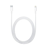 Cablu de date si de incarcare Apple, USB Tip-C-Lightning, 1 metru, Flippy, Alb - vivimall.ro