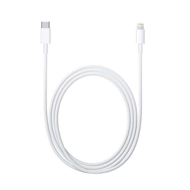 Cablu de date si de incarcare Apple, USB Tip-C-Lightning, 1 metru, Flippy, Alb - vivimall.ro