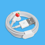 Cablu de Date pentru Telefon, Flippy, port USB-A Compatibil cu iPhone cu porturi de tip Lightning, pentru Incarcare Rapida, Lungime 2M, Alb - vivimall.ro