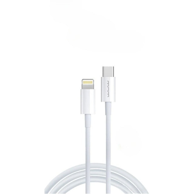 Cablu De Date USB Type-C la iPhone Flippy WUW-X181 20W 1 m, Alb - vivimall.ro