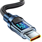 Comparativ conectori cablu Vivimall Type C și USB-A, material metalic rezistent, finisaj premium negru