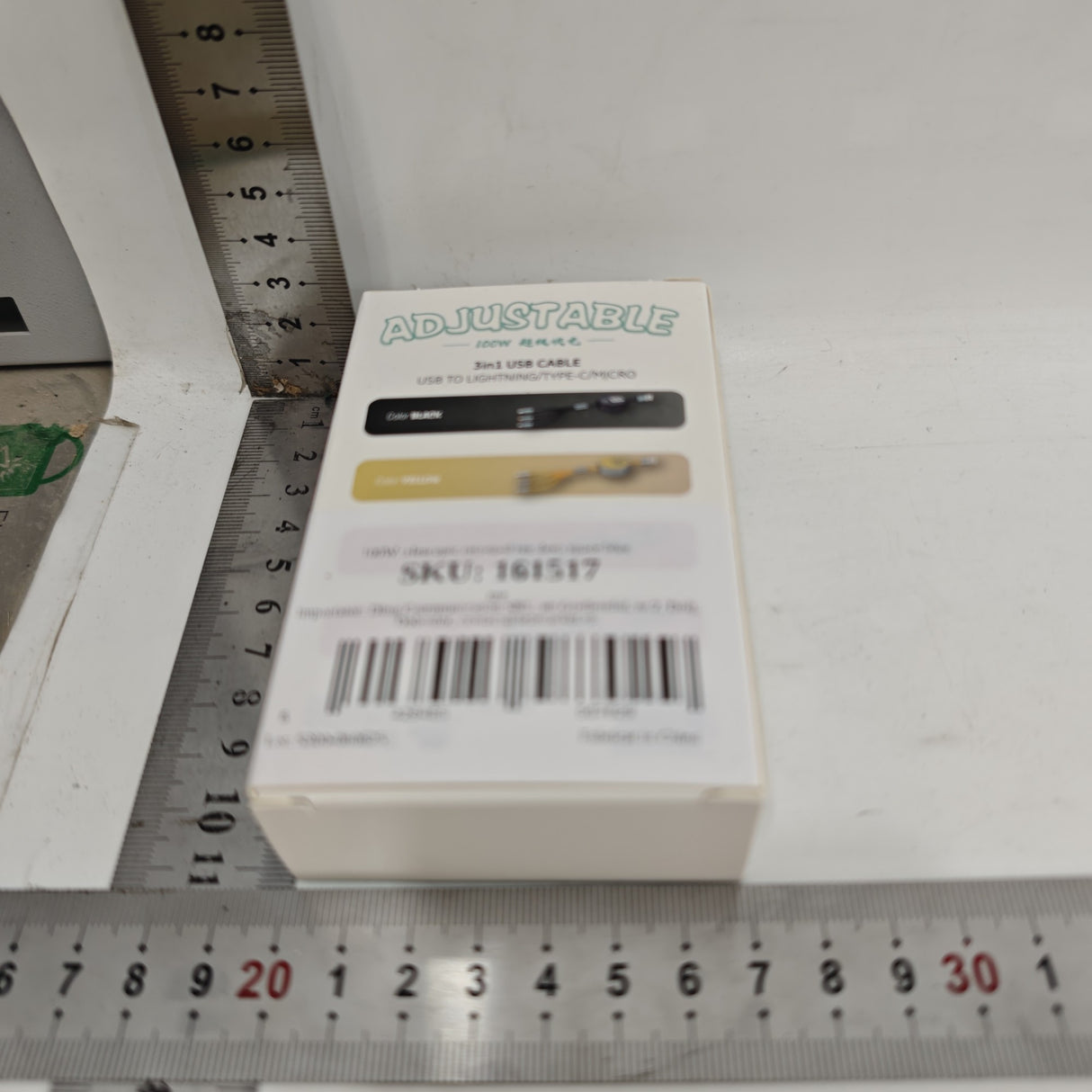 Cablu Retractabil 3in 1 pentru Telefon, Flippy, Cablu de incarcare rapida 100W, stil Mecha, potrivit pentru Auto, Universal 1.2M, Rosu Albastru - vivimall.ro