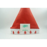 Caciulita de Mos Craciun,Flippy, cu braduti ,led si muzica, rosie, marime universala, poliester - vivimall.ro