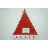 Caciulita de Mos Craciun,Flippy, cu braduti ,led si muzica, rosie, marime universala, poliester - vivimall.ro