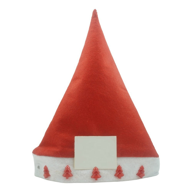 Caciulita de Mos Craciun,Flippy, cu braduti si led, rosie, marime universala, poliester - vivimall.ro