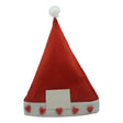 Caciulita de Mos Craciun,Vivimall, cu inimi si led, rosie, marime universala, poliester - vivimall.ro