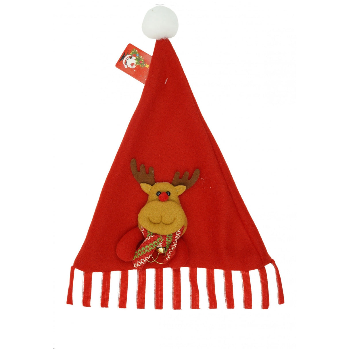 Mikulás sapka, piros, univerzális méret, textil anyag