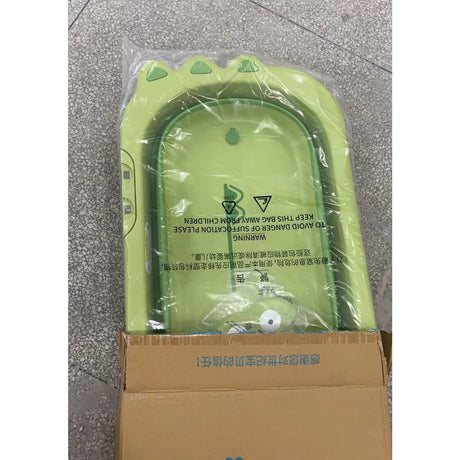 Cada Pliabila pentru Baie, Vivimall, din PP+TPR, pentru Copii 0-6 Ani, Model Crocodil, Dop de Scurgere, 80x54x21 cm, Verde - vivimall.ro
