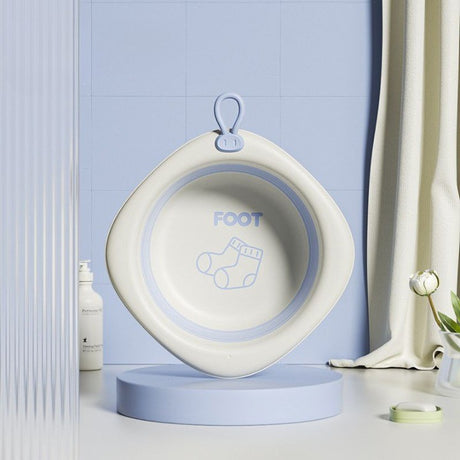 Cada Pliabila Pentru Baie Pentru Copii, Cadita Pentru Bebelusi, Model Romb Pentru Picioare, Mov, 31.5X31.5X3.5 Cm, 3L - vivimall.ro